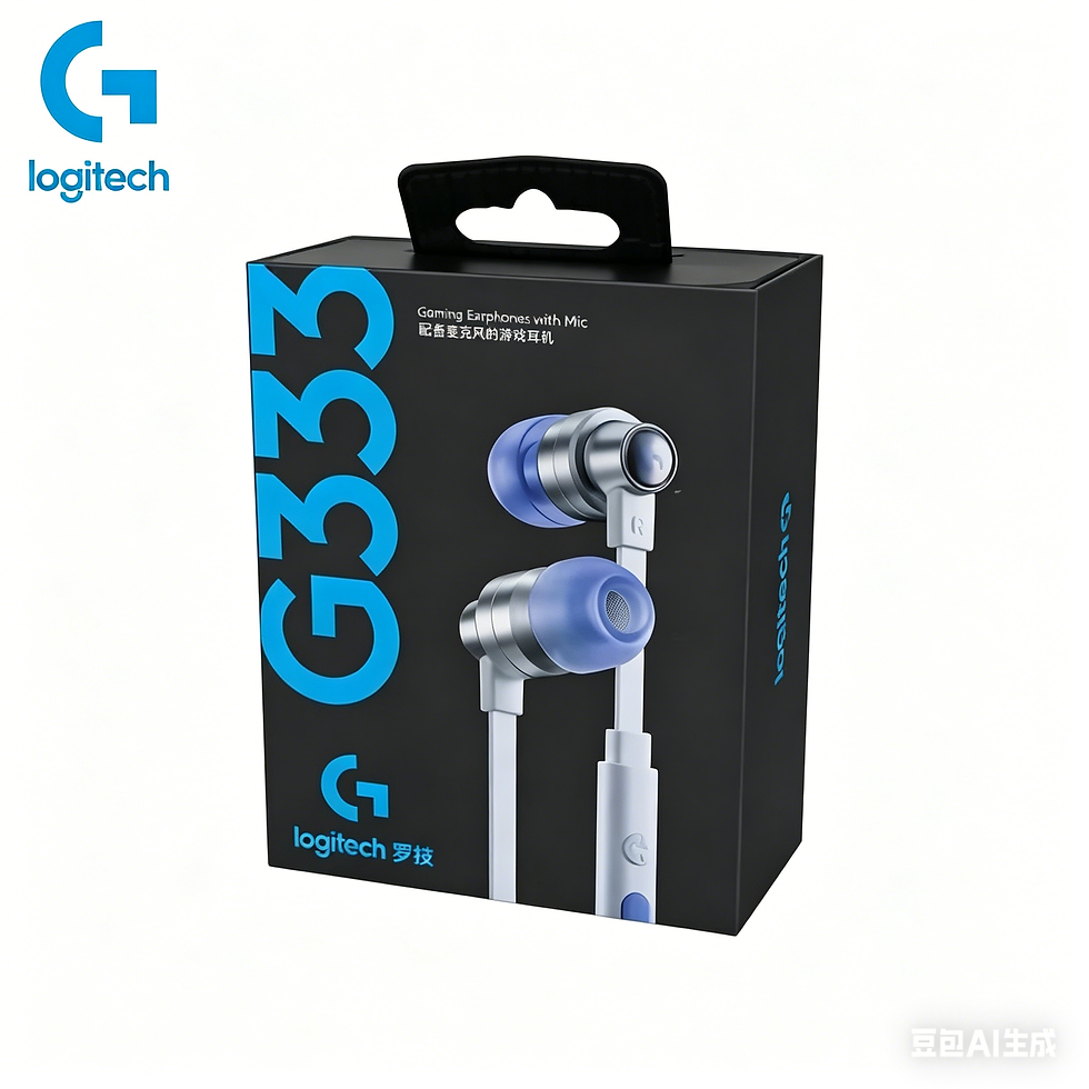 Thumbnail: Logitech G333 In-Ear Noise-Canceling Gaming Headset  with MicrophoneWired Earpho