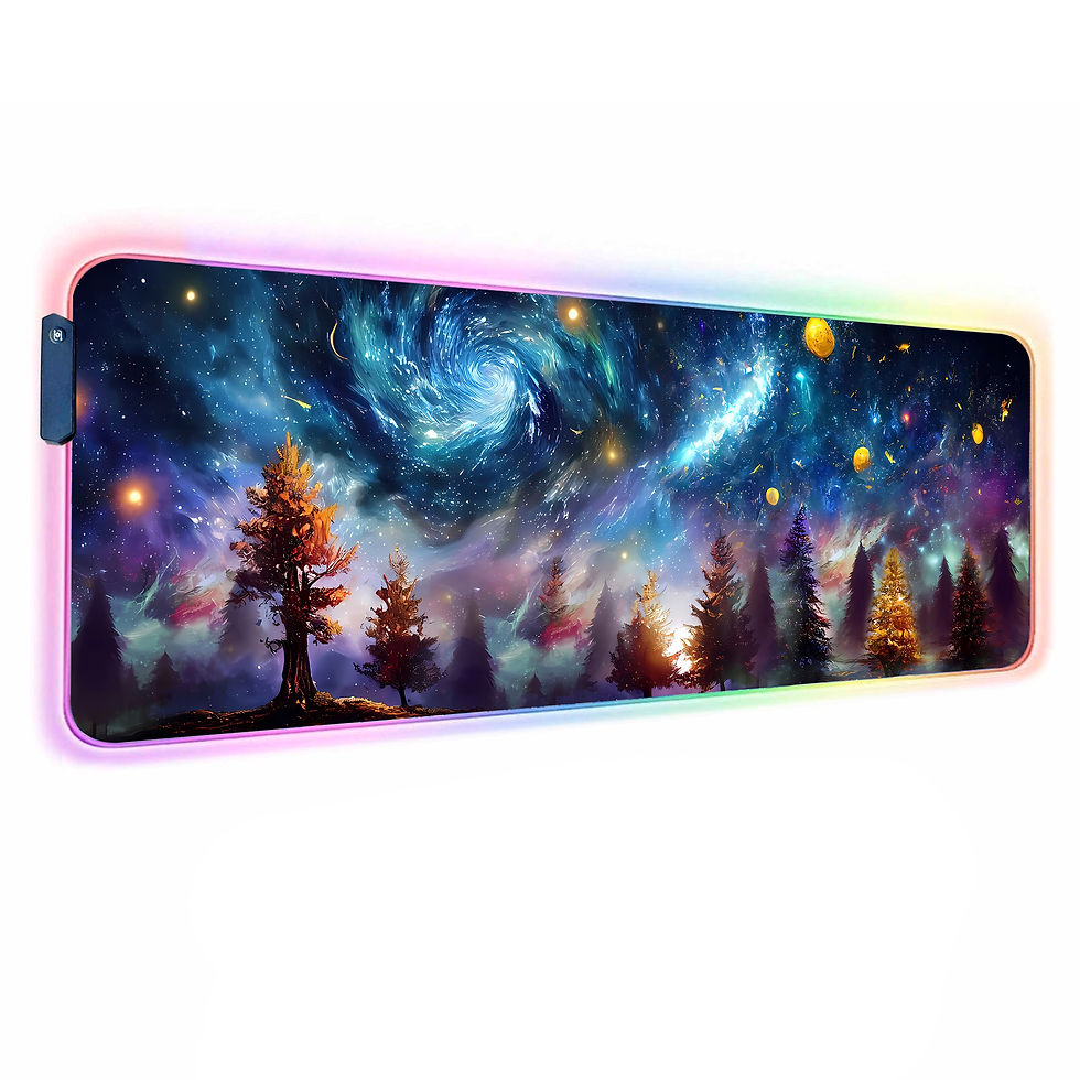 Thumbnail: Wholesale Hot Sale RGB Light Gaming Mouse Pad Large Size High-End Fabric Natural