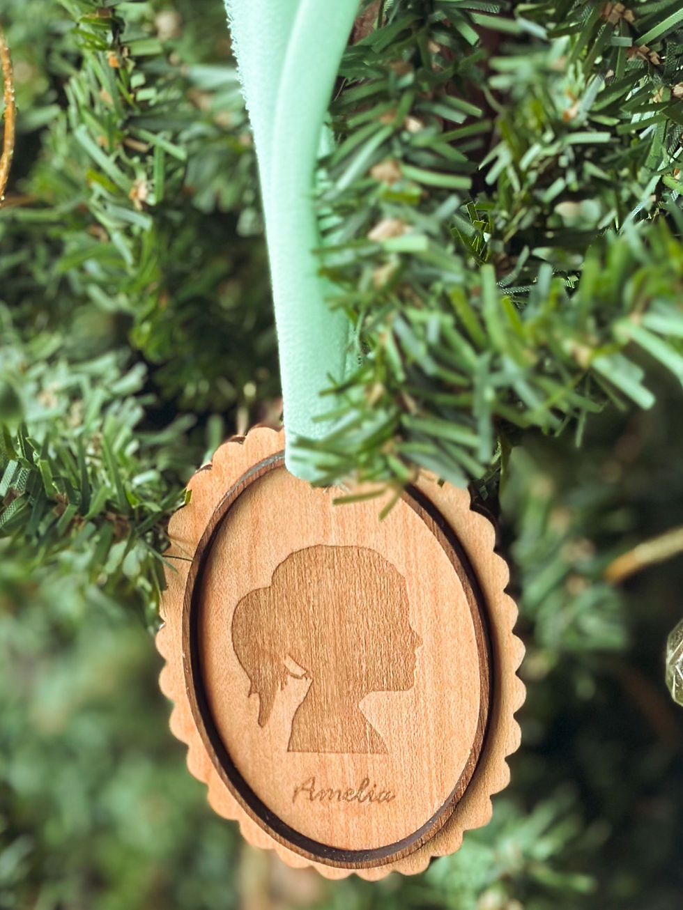 Timeless Silhouette Keepsake Ornament