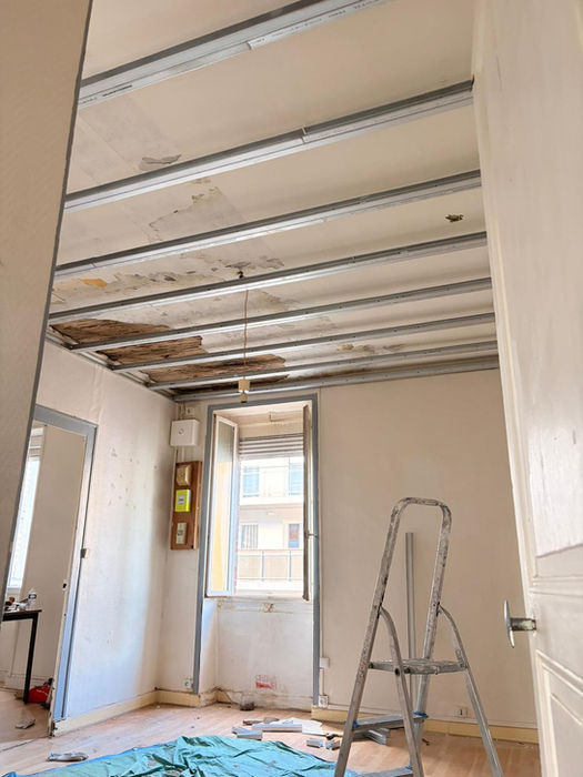 Rénovation intérieure avec reprise de plafond