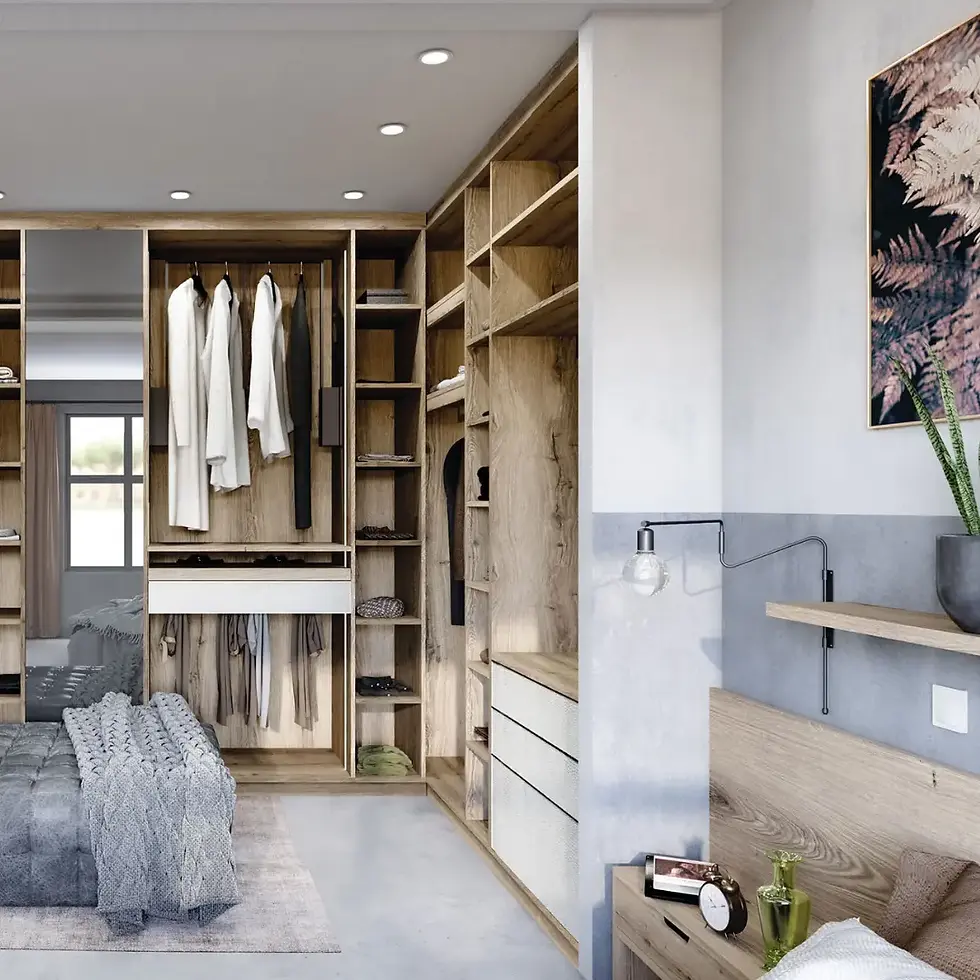 Dressing sur mesure en bois