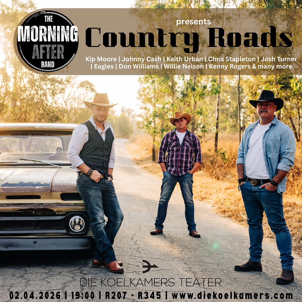 THE MORNING AFTER BAND presents COUNTRY ROADS