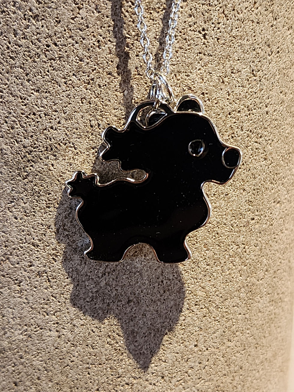 Thumbnail: Lucky Dog - Sterling Silver in Black