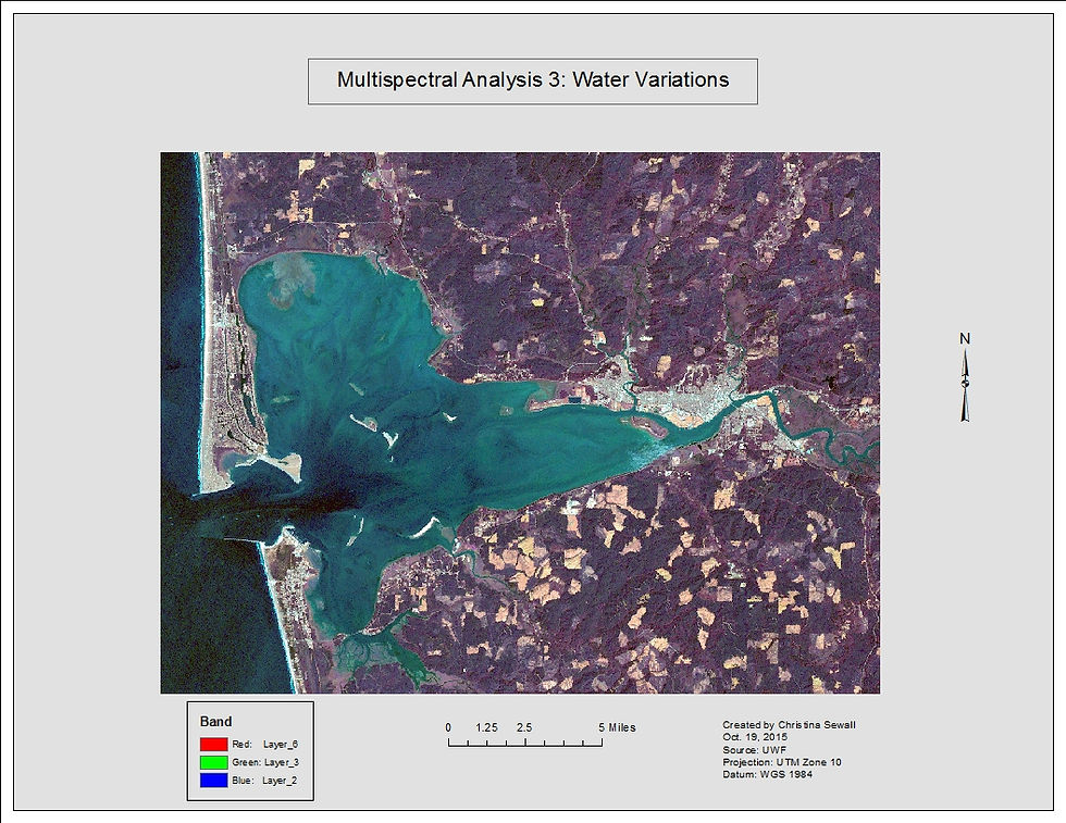 Multispectral Analysis: Water Var.
