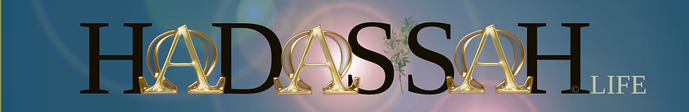 Hadassah Life Logo Banner at hadassahlife.com