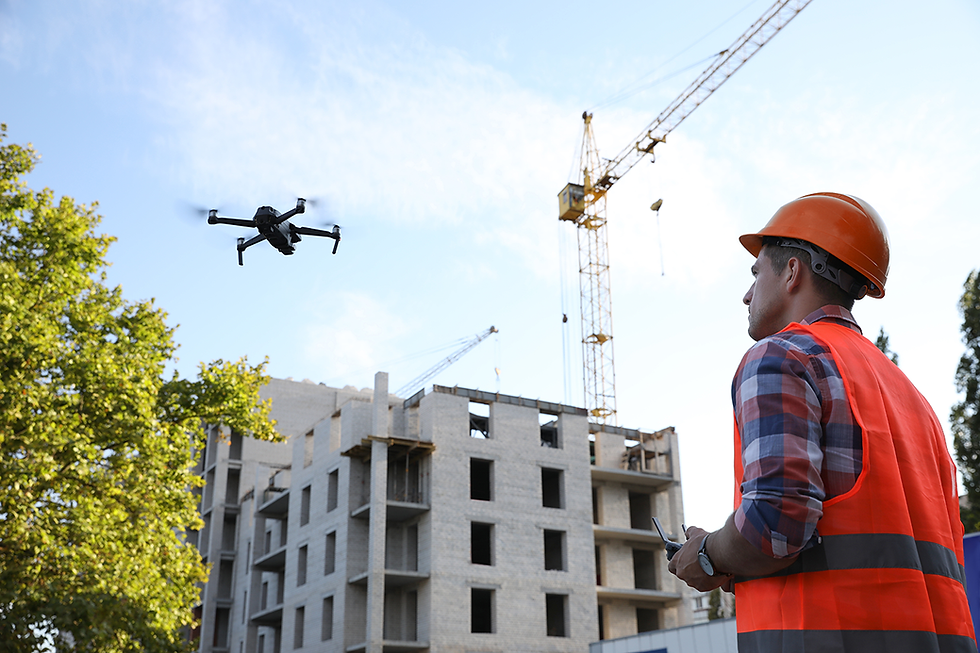 Construction & Site Inspections with drone