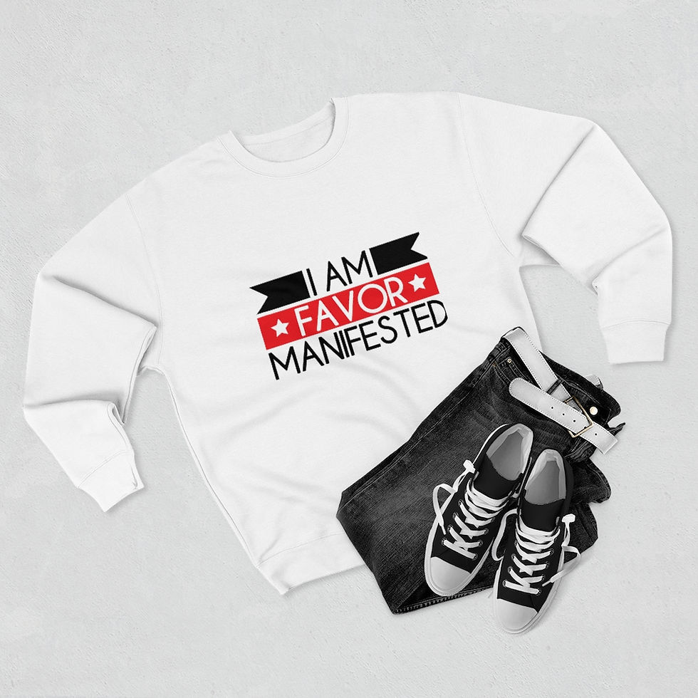I AM Favor Crewneck Sweatshirt