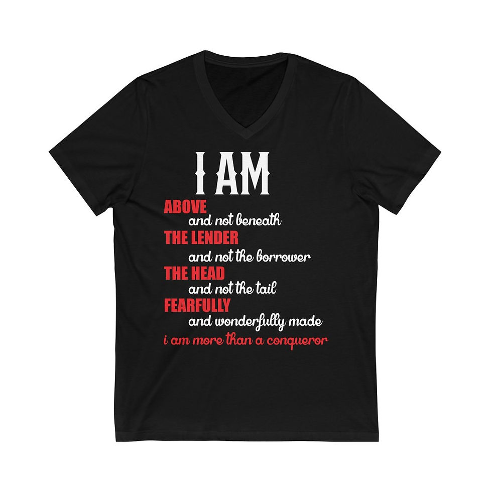 Curvy Girl VNeck Declaration Tee
