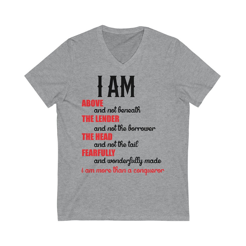 Curvy Girl VNeck Declaration Tee