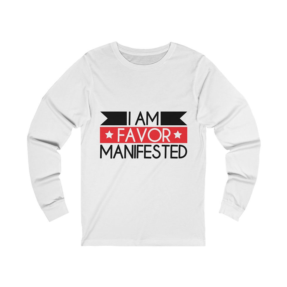 I AM Favor Long Sleeve Tee