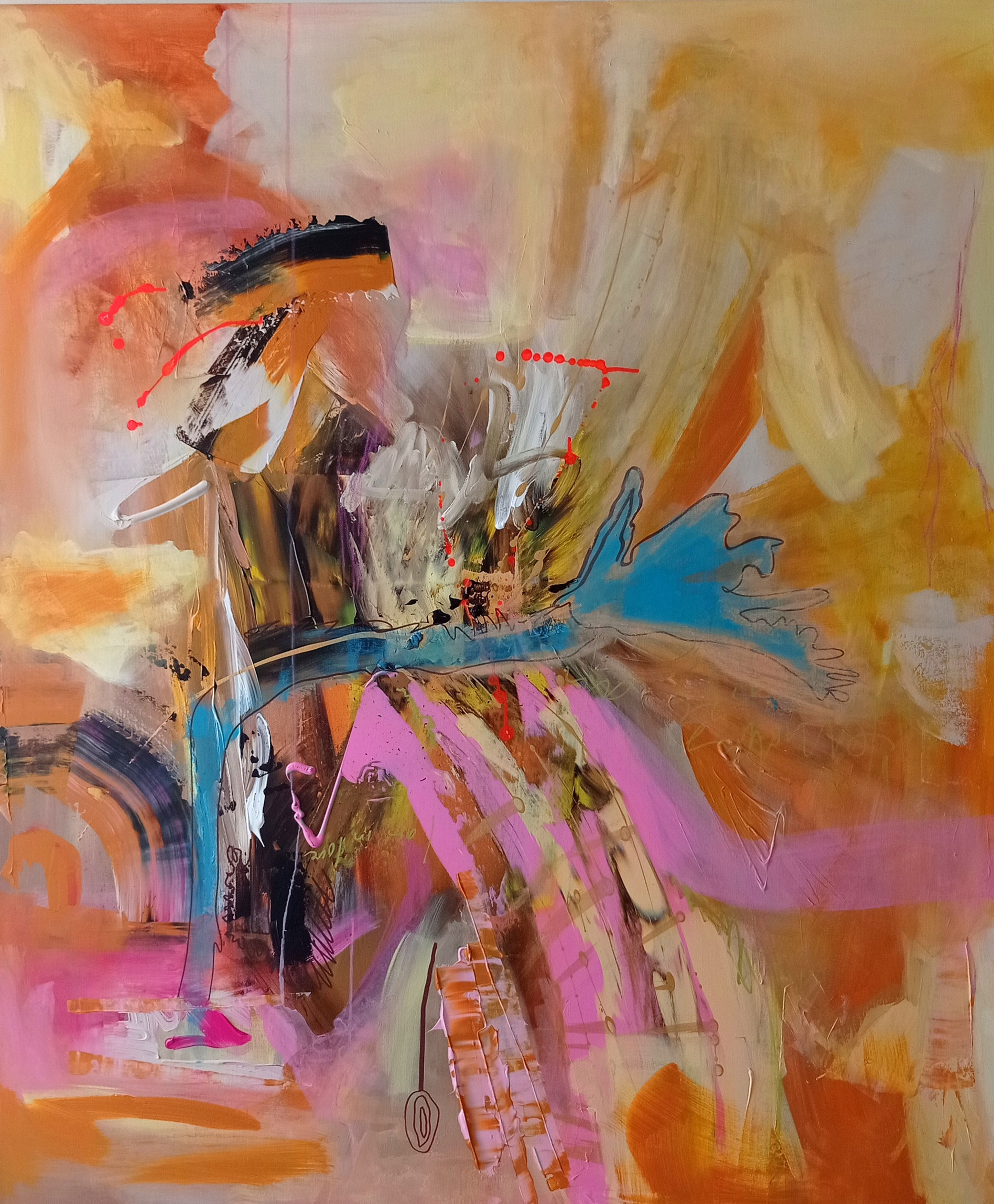 Indián hasící požár