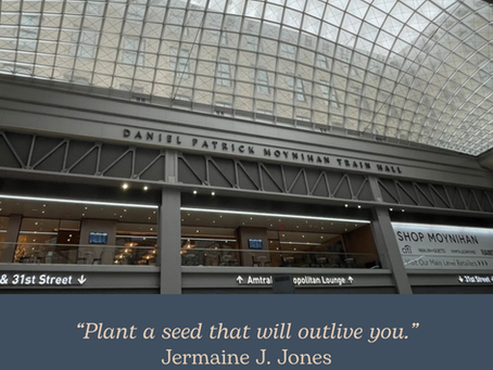 "Plant a seed that will outlive you," Jermaine J. Jones