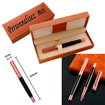 Coffret stylo luxe à personnaliser