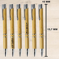 Stylo élégance en bois de bambou à personnaliser