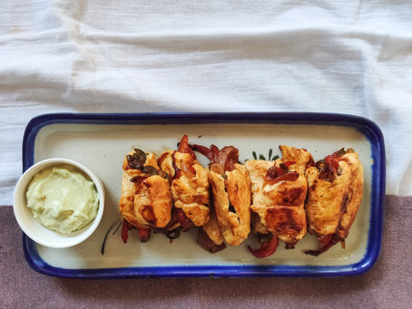 Rollitos de pollo mex