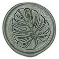 Monstera Wax Stamp