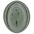 Blank Oval Wax Stamp