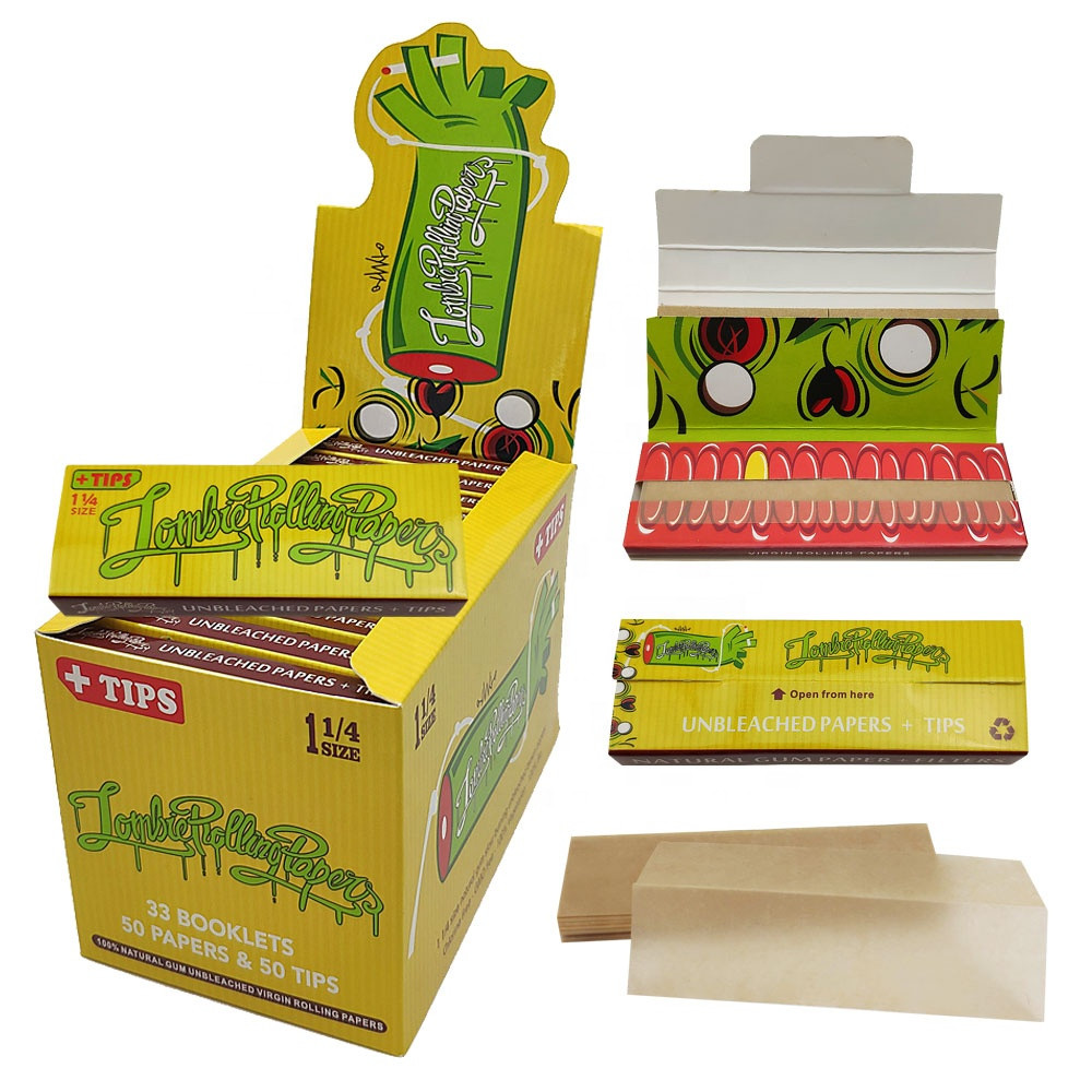 Zombie rolling paper + filtro (2 en 1) por display