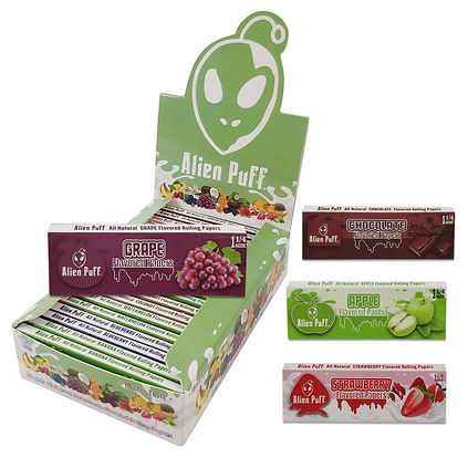 Alien puff 20 sabores
rolling papers con sabor