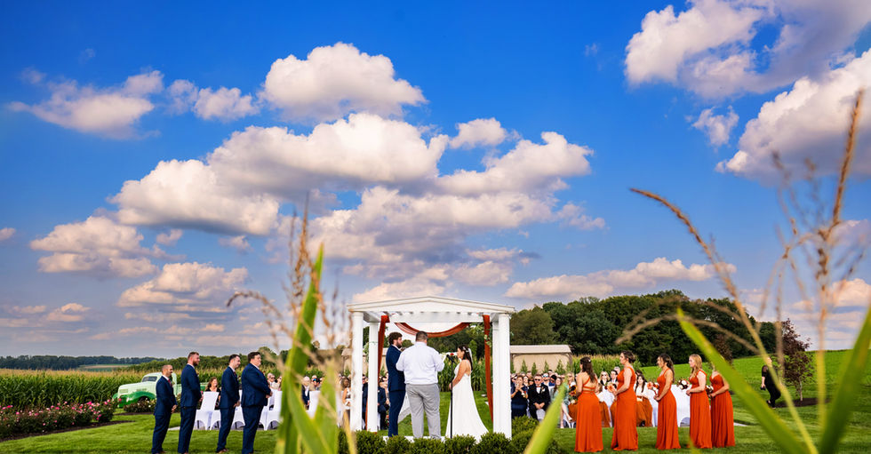 Outdoor Wedding Reception