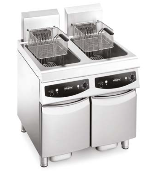 Elframo - Elektrofritteuse - NE-M 200+200 - 10+10 kW - Made in Italy