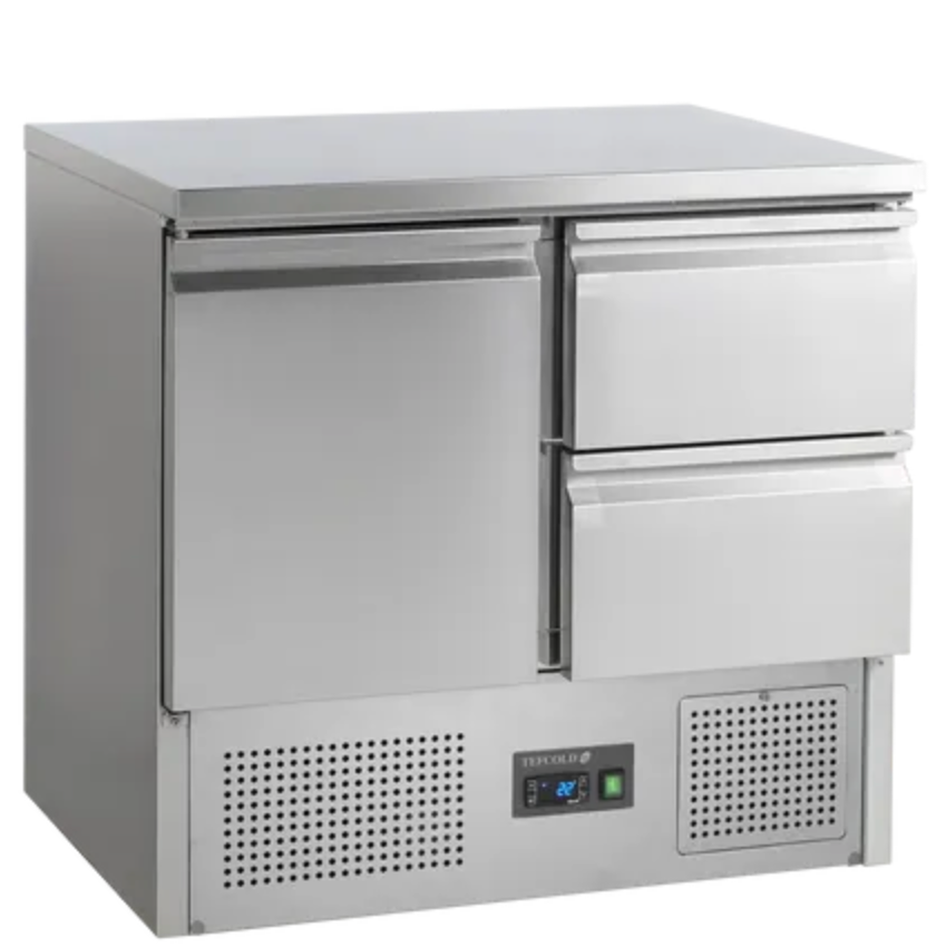 TEFCOLD Refrigerated Counter - 900 x 700 x 877 mm