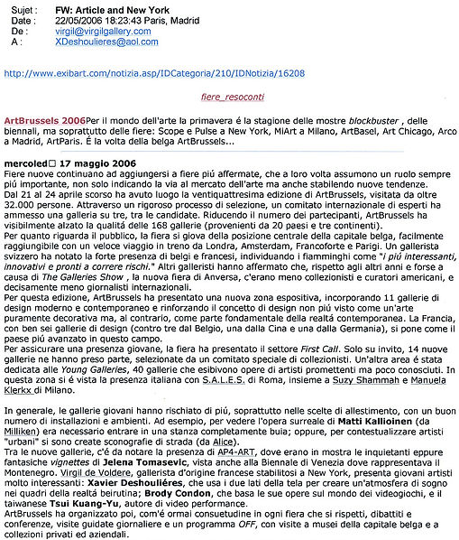 Article Art Brussel 2006 espagnol.jpg