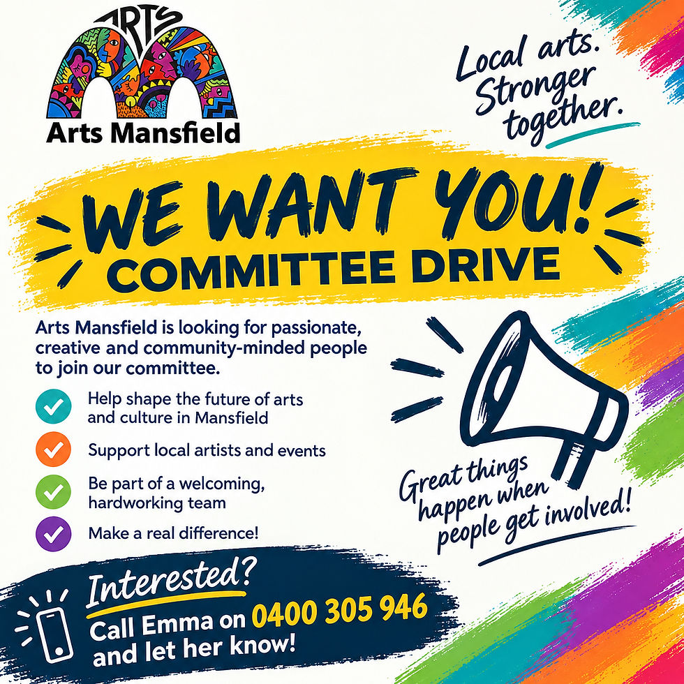 Arts Mansfield Needs You!
