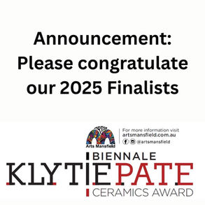 2025 Klytie Pate Ceramics Award – Shortlist Announced & Exhibition Details