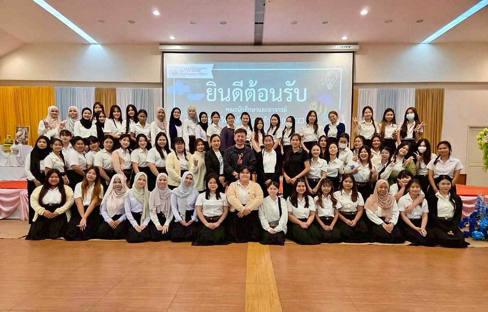 UTCC Early Childhood Education Students Visit DWS