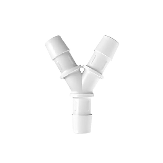 Y A 2 VOIES SYMETRIQUE 3x BARB POUR TUBE ØI 12.7mm - PP ANIMAL-FREE