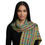 Thumbnail: Premium HODOberry garden tones plaid pashmina scarf,foulard