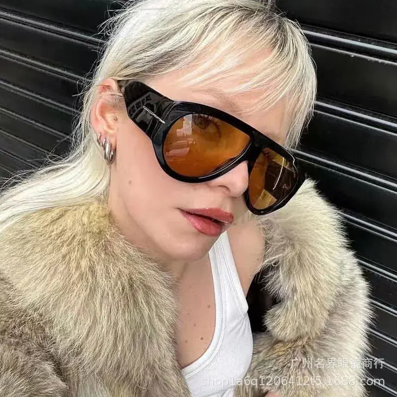 HODO Resort Pilot Sunglasses Women Fashion Luxury Big Frame