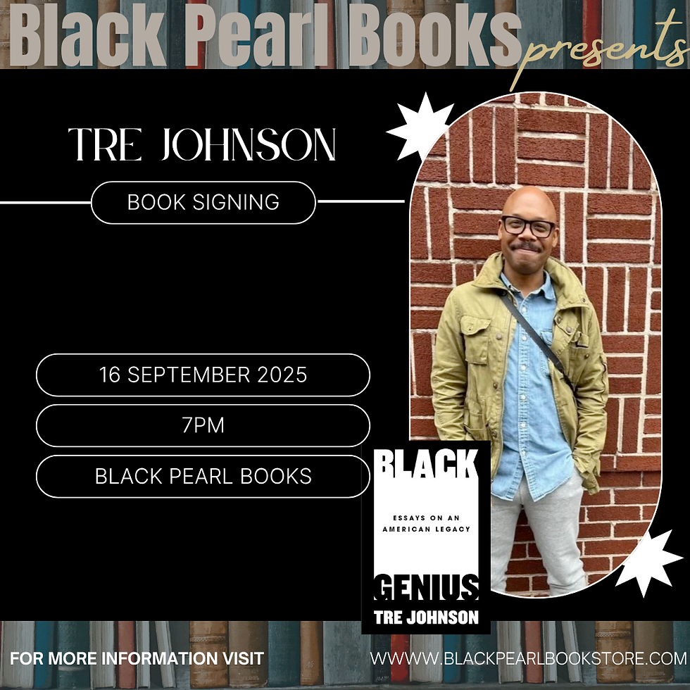 TRE JOHNSON - Conversation and Book Signing