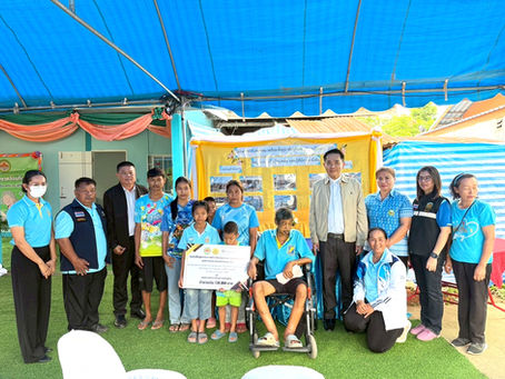 พิธีมอบบ้านตามโครงการปรับสภาพแวดล้อมและที่อยู่อาศัยสำหรับคนพิการผู้สูงอายุผู้ป่วยที่อยู่ในระยะกึงเฉียบพลันและผู้ที่มีภาวะพึ่งพิงประจำปีงบประมาณ พ.ศ. 2568