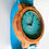 Thumbnail: AL078 Women's TimePiece  (Blue Leather Band And Tiger Wood