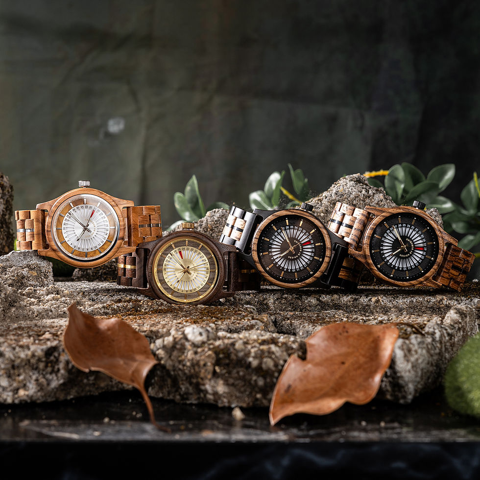 Thumbnail: Al035-2  Wood TimePiece