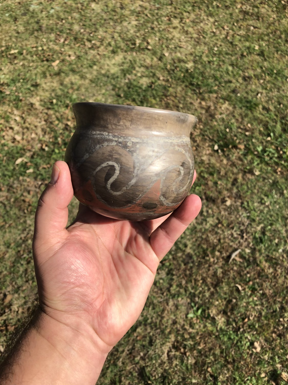 Thumbnail: Experimental vegetal paint bowl. Happy pot!