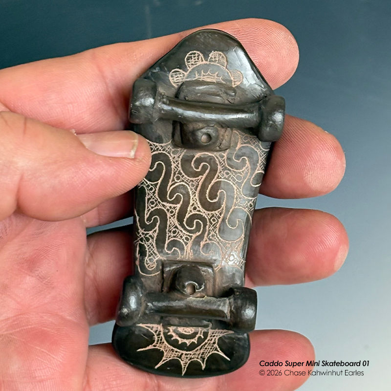 Thumbnail: Super Mini Caddo Skateboard Effigy 01
