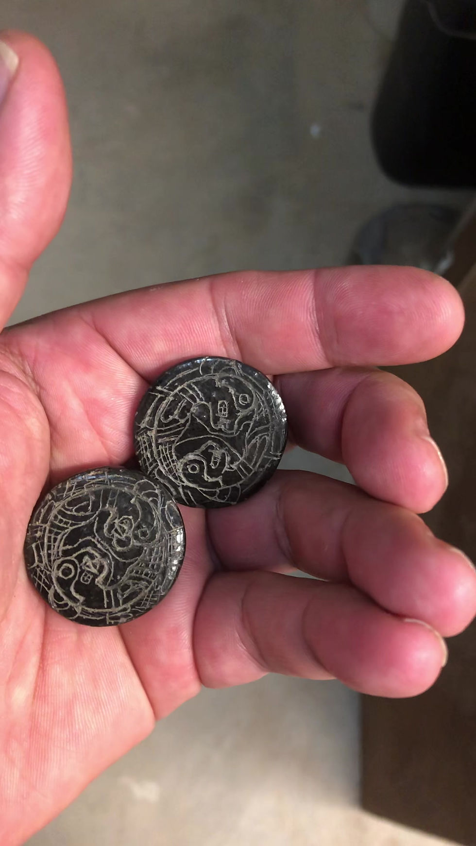 Thumbnail: Custom Traditional Earspools for Ida