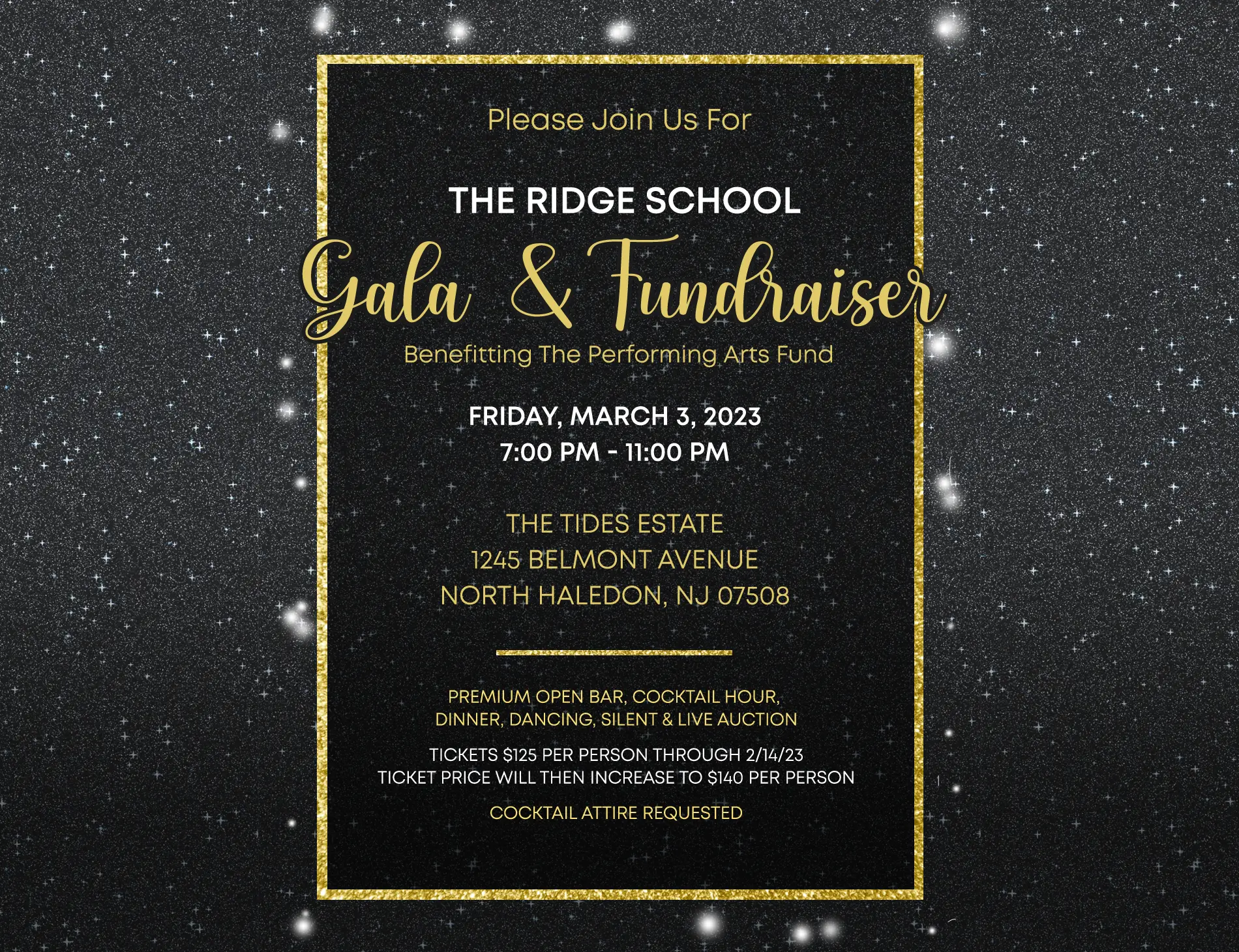 Ridge School Gala and Fundraiser 