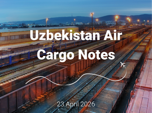 Uzbekistan Air Cargo Notes | 23  April 2026