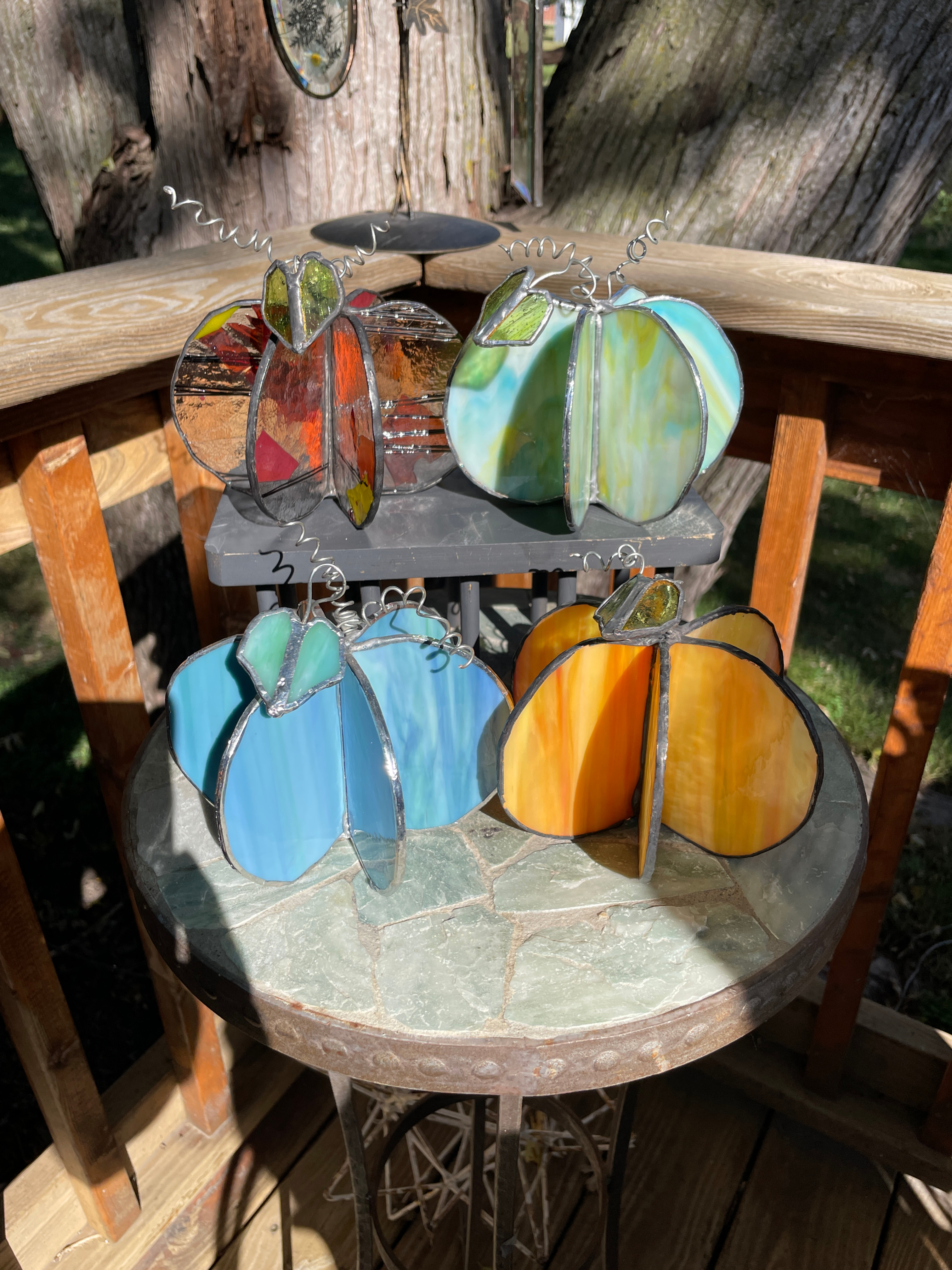 Stained Glass Pumpkin