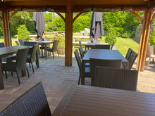 The Holmbush Inn beer garden