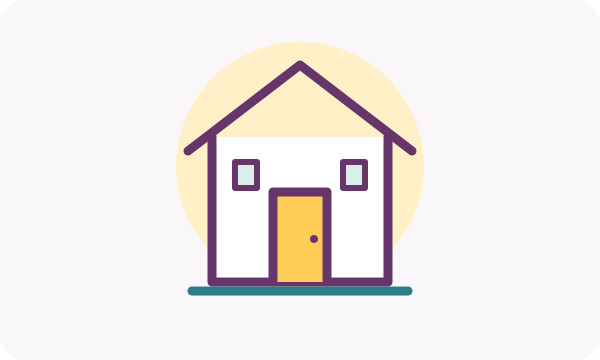 A welcoming house: a stable place to call home.