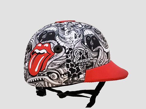 bike polo helmet Smallest & Lightest DOT Half Light Weight Design Weighs Less Than a Standard Bottle of Water Prisa - Custom Helmet |