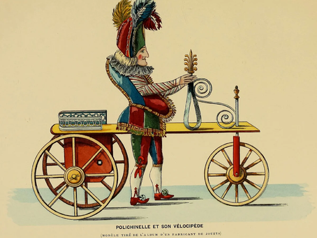 Куклы, марионетки и маски французского театра (Полишинель).