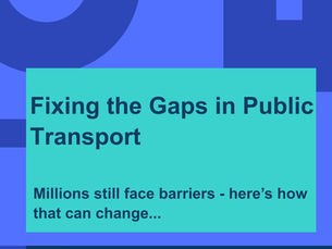 Inclusive Public Transport: The Missing Piece in the UK’s Mobility System
