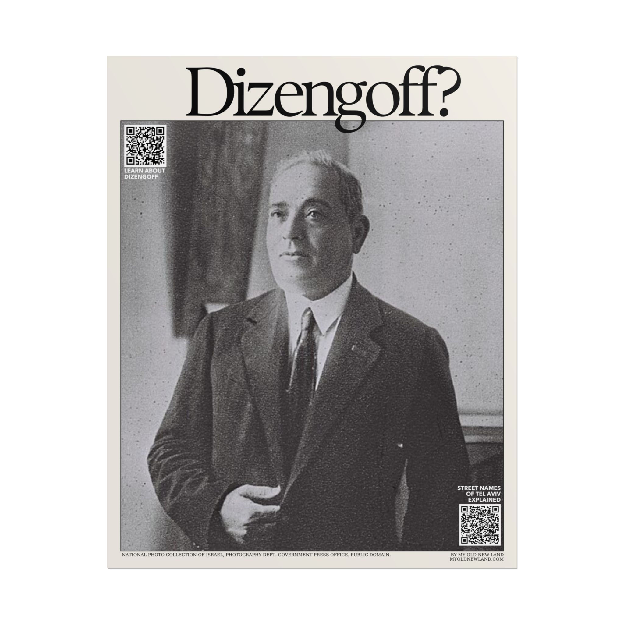 Meir Dizengoff - Portrait