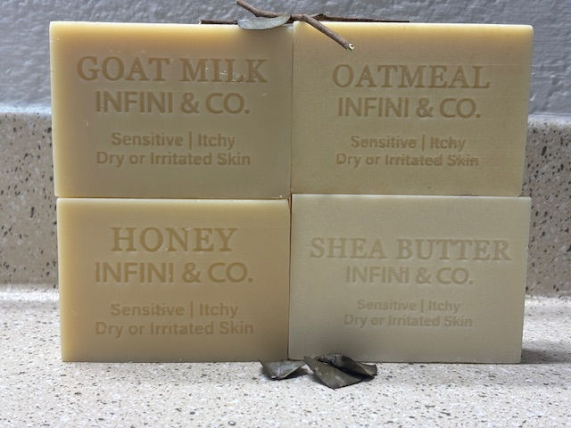 Thumbnail: The Infini & Co. Foundation: 4-Bar Essential Skincare Set for Sensitive Skin